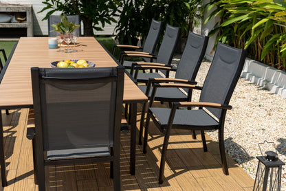 Panama Dark 11 Piece Extending Set