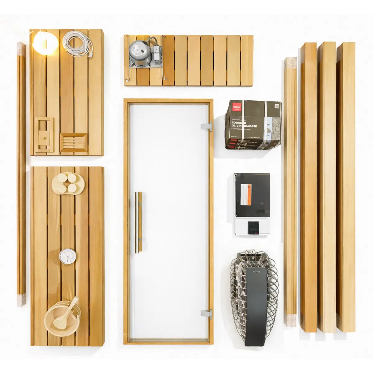 Custom Indoor Sauna Room - 5' x 6' x 8' - Finnish Sauna Builders